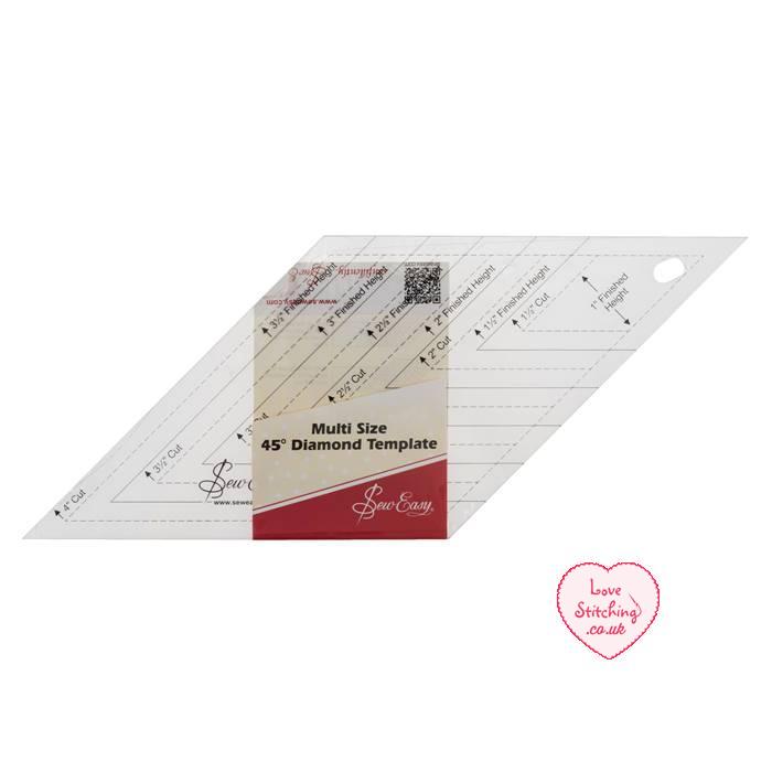 Quilting Ruler 45 Degree Sew Easy Patchwork Ruler