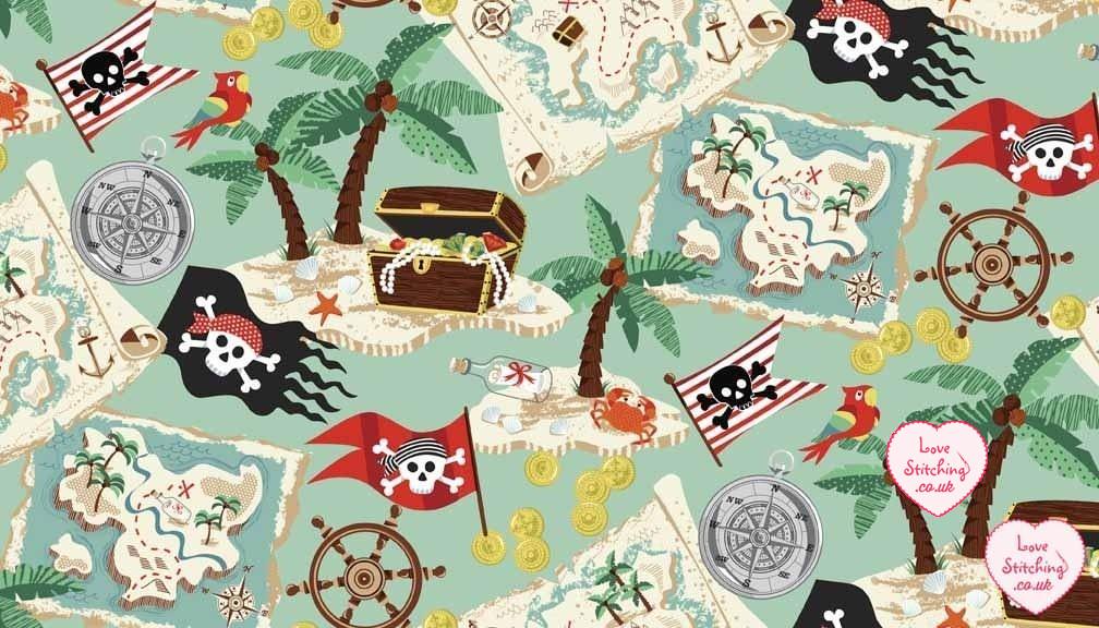 Makower Pirates Range, Love Stitching, UK, Northern Ireland