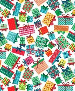 Makower Frosty Christmas Range, Love Stitching, UK, Northern Ireland