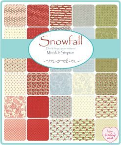 Moda Snowfall Patchwork Fabric by Minick & Simpson, lovestitching.co.uk, UK, Northern Ireland, NI, ROI