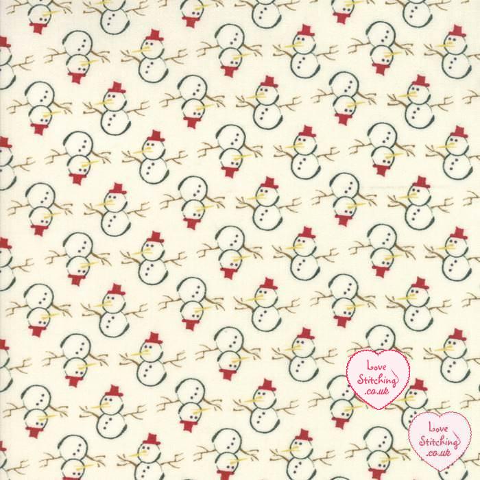 Moda Winter Village Patchwork Fabric by BacicGrey available at lovestitching.co.uk, UK, NI, Northern Ireland, ROI