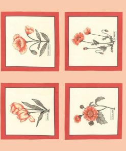 Moda UK Le Pavot Patchwork Fabric by Sandy Gervais available from lovestitching.co.uk, UK, Northern Ireland, ROI