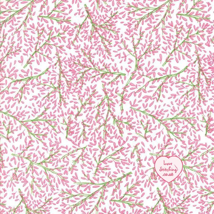 Moda Sweet Pea and Lily Patchwork Fabric by Robin Pickens now available at lovestitching.co.uk, UK NI, Northern Ireland, ROI