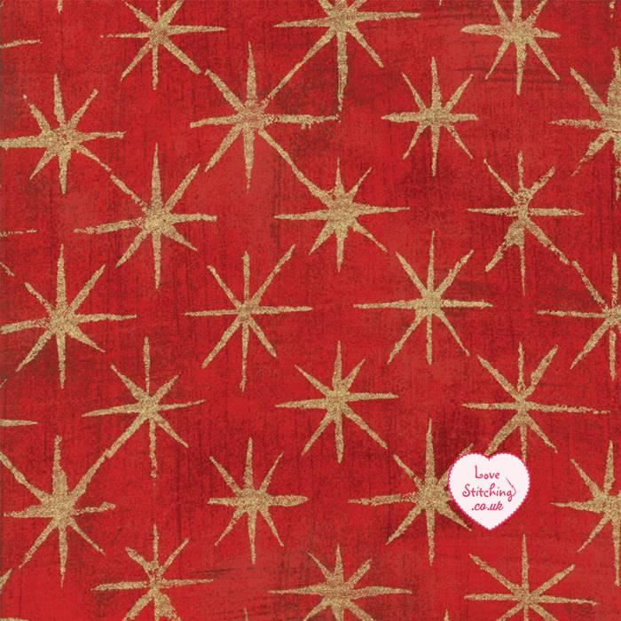 Moda Grunge Seeing Stars Metallic patchwork and quilting fabric available from lovestitching.co.uk, UK, NI, Northern Ireland, ROI