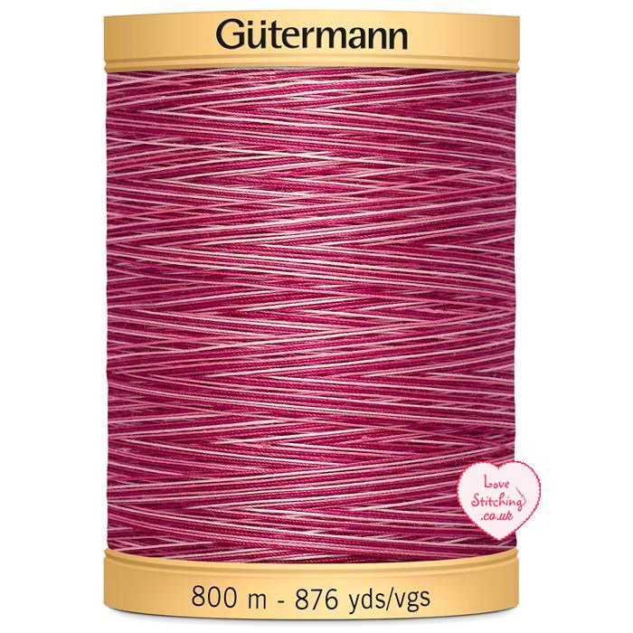 Gutermann Natural Cotton Variegated Thread 800m
