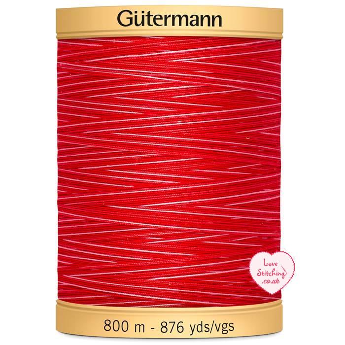 Gutermann Natural Cotton Variegated Thread 800m