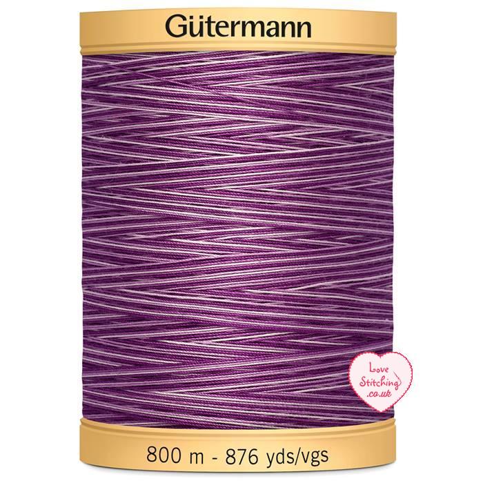 Gutermann Natural Cotton Variegated Thread 800m