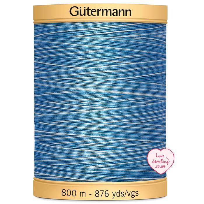 Gutermann Natural Cotton Variegated Thread 800m