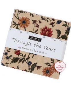 Moda Through The Years Patchwork Fabric Charm Pack by Kansas Troubles Quilters