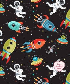 Makower UK Outer Space Fabric