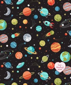 Makower UK Outer Space Fabric