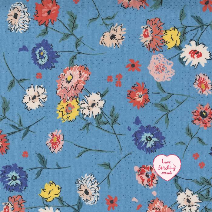 Moda Lady Bird Florals Coastal