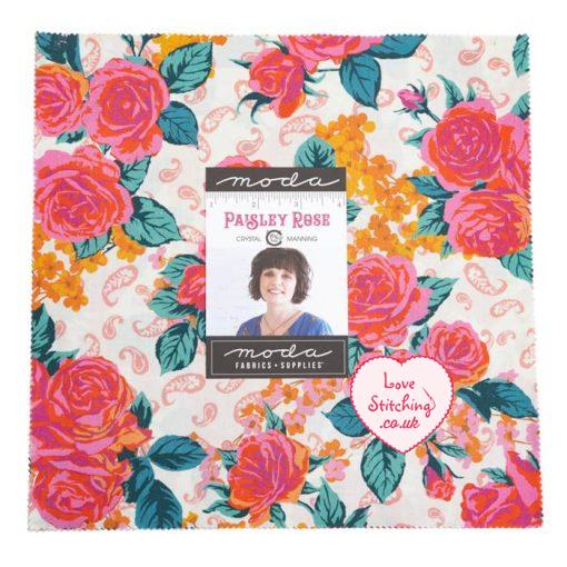 Moda Paisley Rose Layer Cake by Crystal Manning