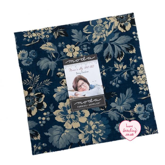 Moda Maria's Sky 1840-1860 Layer Cake by Betsy Chutchian