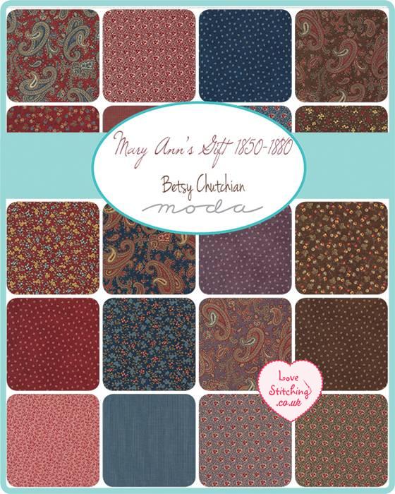 Moda Mary Ann's Gift 1850-1880 by Betsy Chutchian