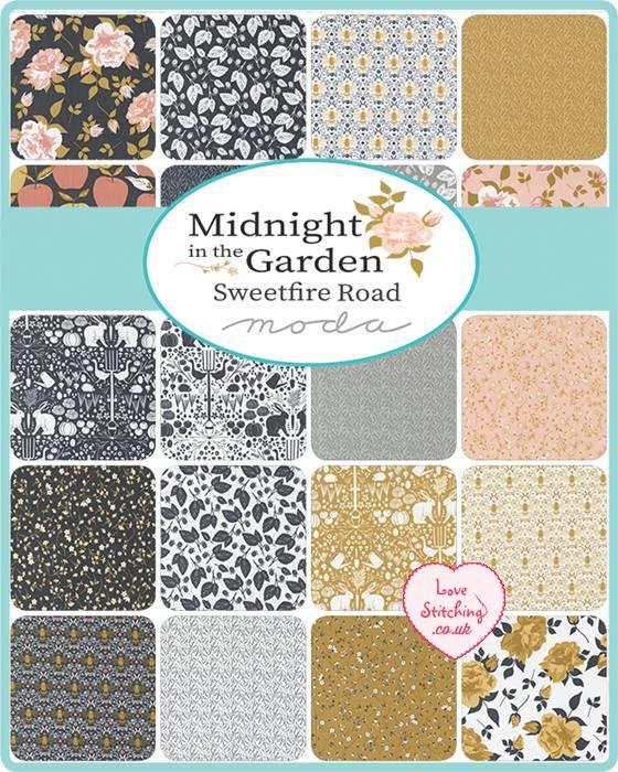 Moda Midnight in the Garden by Sweetfire Road