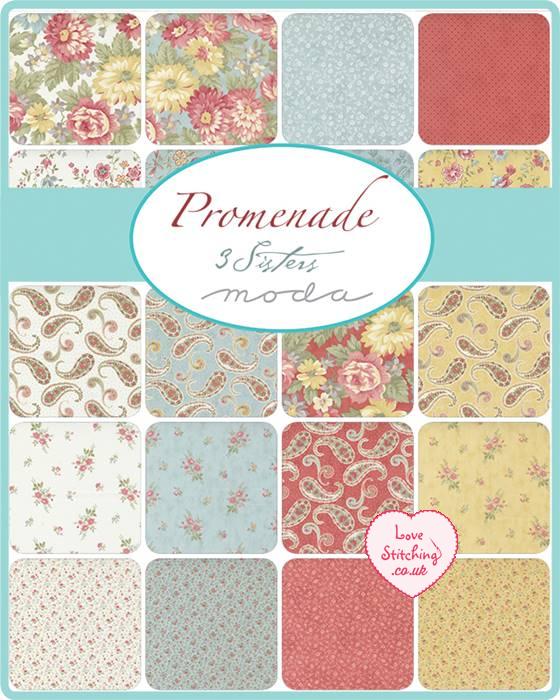 Moda Promenade by 3 Sisters Mini Charm Pack
