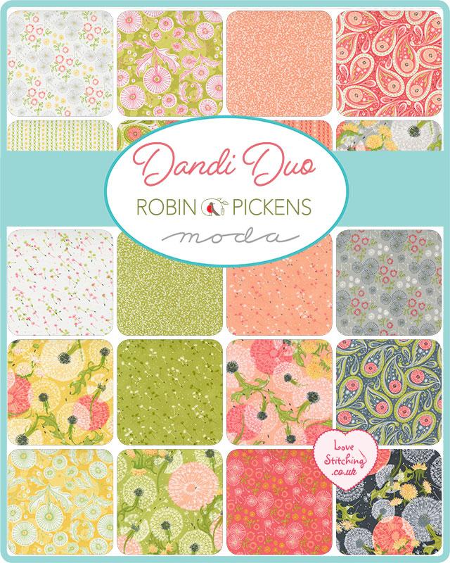 Moda Dandi Duo Patchwork Fabric by Robin Pickens