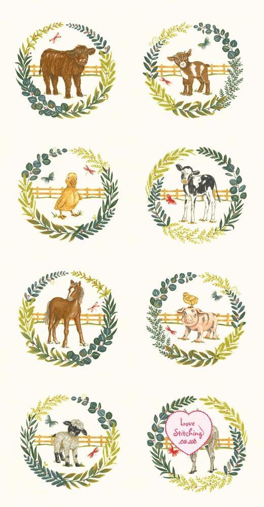 Moda Willows Farm by Deb Strain Patchwork Fabric available at lovestitching.co.uk