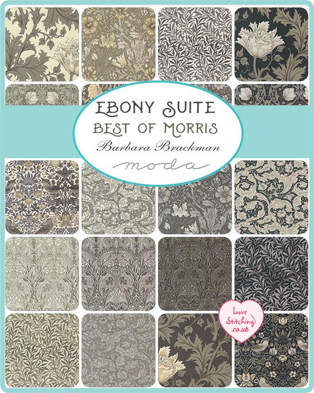 Moda Ebony Suite (Best of Morris) by Barbara Brackman