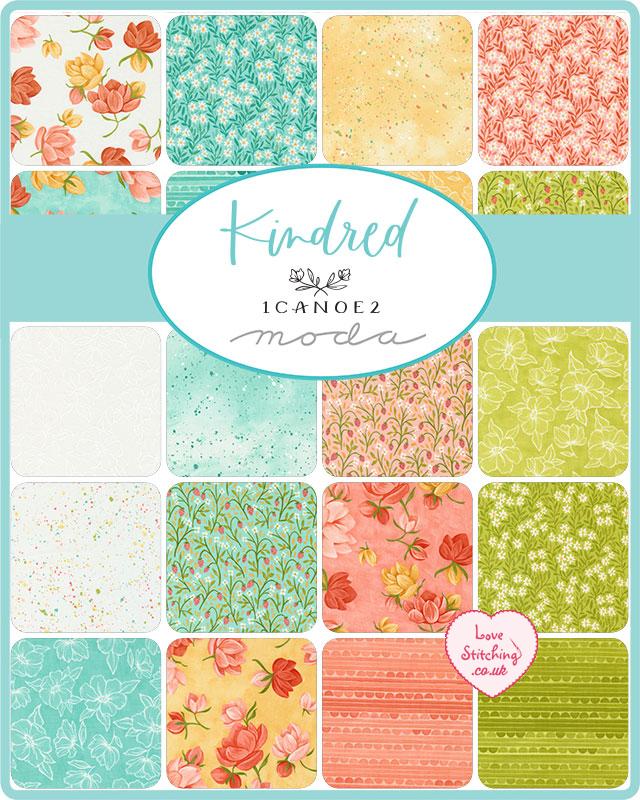 Moda Kindred Jelly Roll by 1 Canoe 2 available at lovestitching.co.uk