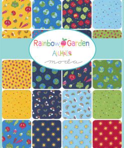 Rainbow Garden Jelly Roll by Abi Hall available at lovestitching.co.uk